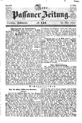 Neue Passauer Zeitung (Passauer Zeitung) Dienstag 24. Mai 1853