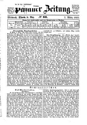 Passauer Zeitung Mittwoch 7. März 1855