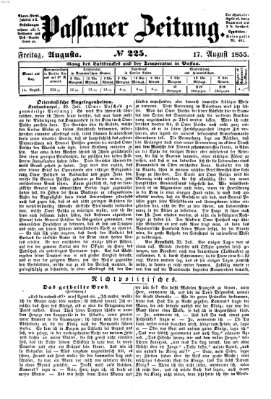 Passauer Zeitung Freitag 17. August 1855