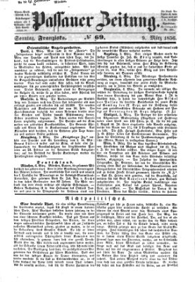 Passauer Zeitung Sonntag 9. März 1856
