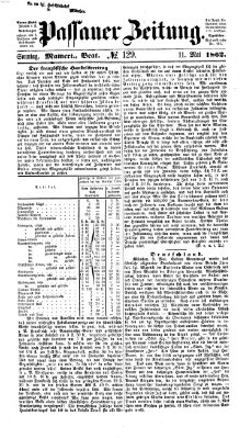 Passauer Zeitung Sonntag 11. Mai 1862