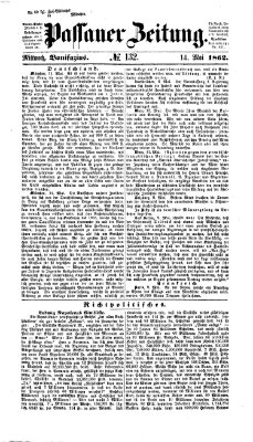 Passauer Zeitung Mittwoch 14. Mai 1862