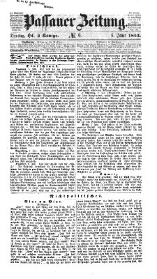 Passauer Zeitung Dienstag 6. Januar 1863