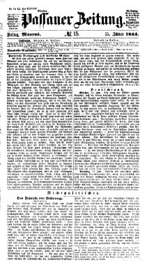 Passauer Zeitung Freitag 15. Januar 1864