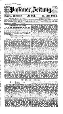 Passauer Zeitung Dienstag 21. Juni 1864