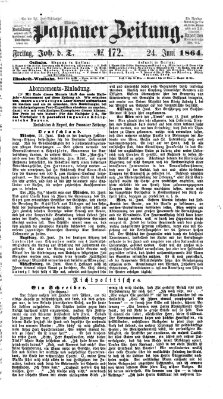 Passauer Zeitung Freitag 24. Juni 1864