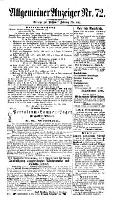 Passauer Zeitung Samstag 29. Oktober 1864