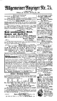 Passauer Zeitung Sonntag 13. November 1864