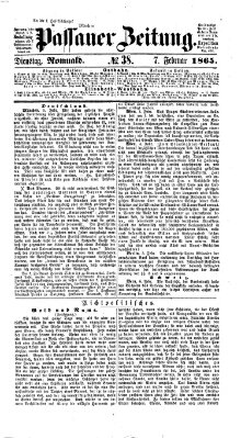 Passauer Zeitung Dienstag 7. Februar 1865