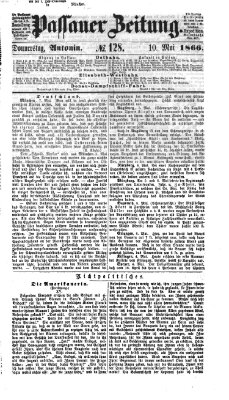 Passauer Zeitung Donnerstag 10. Mai 1866