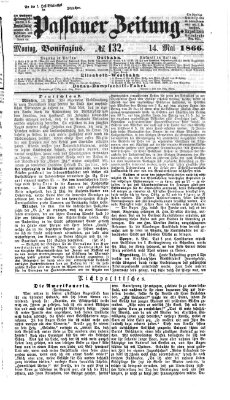 Passauer Zeitung Montag 14. Mai 1866