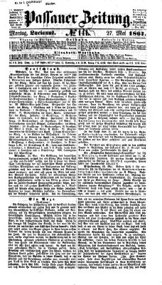 Passauer Zeitung Montag 27. Mai 1867