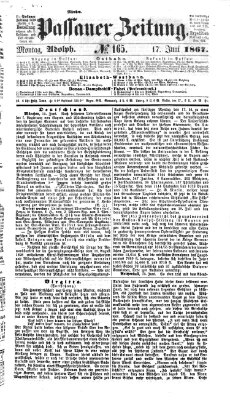 Passauer Zeitung Montag 17. Juni 1867