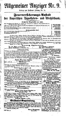 Passauer Zeitung Freitag 12. März 1869
