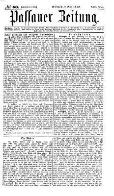 Passauer Zeitung Mittwoch 2. März 1870