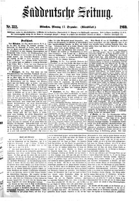 Süddeutsche Zeitung Montag 17. Dezember 1860
