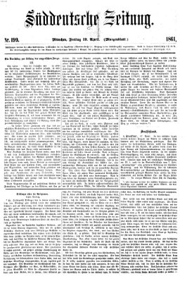 Süddeutsche Zeitung Freitag 19. April 1861