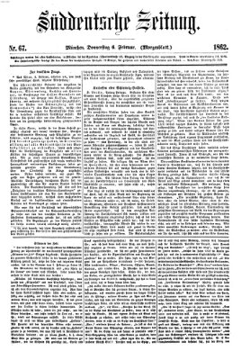 Süddeutsche Zeitung Donnerstag 6. Februar 1862