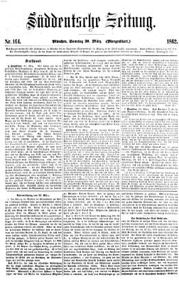 Süddeutsche Zeitung Sonntag 30. März 1862