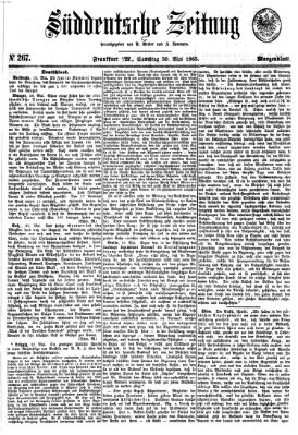 Süddeutsche Zeitung Samstag 30. Mai 1863