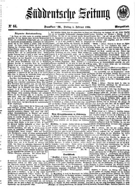 Süddeutsche Zeitung Freitag 5. Februar 1864