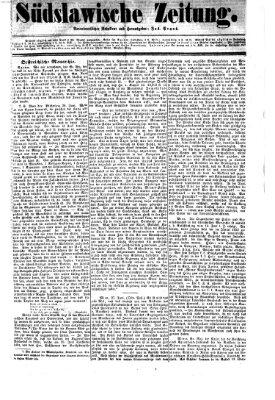 Südslawische Zeitung Dienstag 1. Juli 1851
