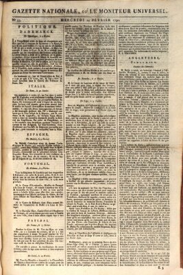 Gazette nationale, ou le moniteur universel (Le moniteur universel) Mittwoch 24. Februar 1790