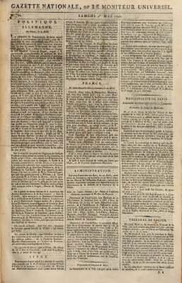 Gazette nationale, ou le moniteur universel (Le moniteur universel) Samstag 1. Mai 1790