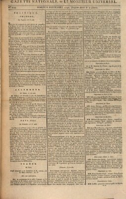 Gazette nationale, ou le moniteur universel (Le moniteur universel) Dienstag 6. September 1791