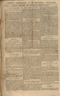 Gazette nationale, ou le moniteur universel (Le moniteur universel) Freitag 7. Dezember 1792