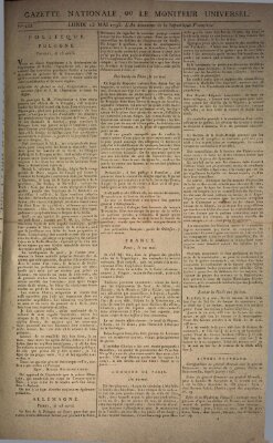 Gazette nationale, ou le moniteur universel (Le moniteur universel) Montag 13. Mai 1793