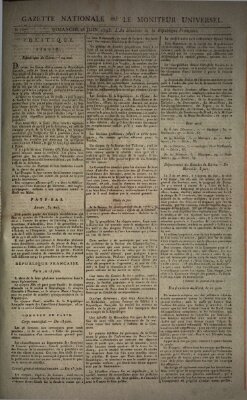 Gazette nationale, ou le moniteur universel (Le moniteur universel) Sonntag 16. Juni 1793