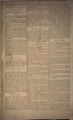 Gazette nationale, ou le moniteur universel (Le moniteur universel) Montag 2. Dezember 1793