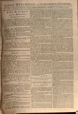 Gazette nationale, ou le moniteur universel (Le moniteur universel) Sonntag 7. Februar 1796