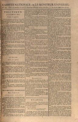 Gazette nationale, ou le moniteur universel (Le moniteur universel) Freitag 12. Februar 1796