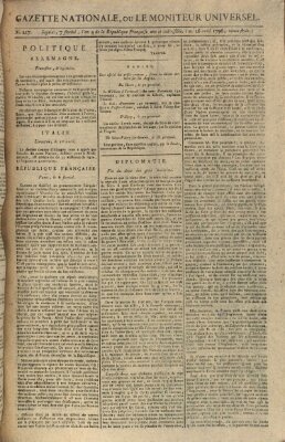 Gazette nationale, ou le moniteur universel (Le moniteur universel) Dienstag 26. April 1796