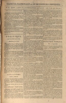 Gazette nationale, ou le moniteur universel (Le moniteur universel) Donnerstag 2. Juni 1796