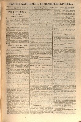 Gazette nationale, ou le moniteur universel (Le moniteur universel) Dienstag 12. Juli 1796