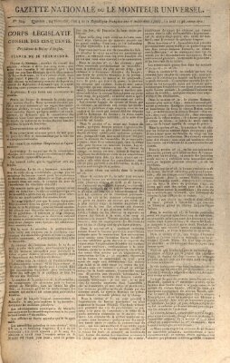Gazette nationale, ou le moniteur universel (Le moniteur universel) Donnerstag 11. August 1796