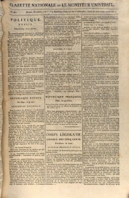 Gazette nationale, ou le moniteur universel (Le moniteur universel) Montag 20. März 1797