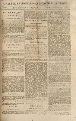 Gazette nationale, ou le moniteur universel (Le moniteur universel) Donnerstag 13. April 1797