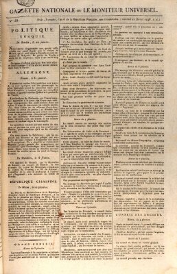Gazette nationale, ou le moniteur universel (Le moniteur universel) Mittwoch 21. Februar 1798