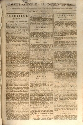 Gazette nationale, ou le moniteur universel (Le moniteur universel) Freitag 21. März 1806