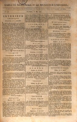 Gazette nationale, ou le moniteur universel (Le moniteur universel) Dienstag 6. Mai 1806