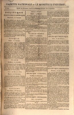 Gazette nationale, ou le moniteur universel (Le moniteur universel) Dienstag 14. August 1798