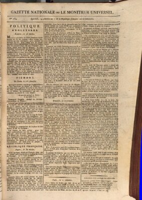 Gazette nationale, ou le moniteur universel (Le moniteur universel) Samstag 2. Februar 1799
