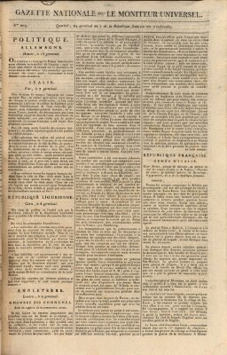 Gazette nationale, ou le moniteur universel (Le moniteur universel) Samstag 13. April 1799