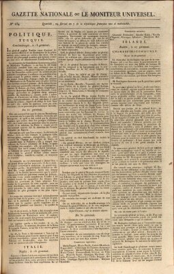 Gazette nationale, ou le moniteur universel (Le moniteur universel) Montag 13. Mai 1799