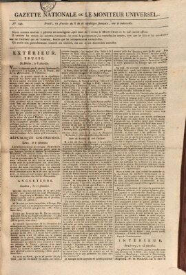 Gazette nationale, ou le moniteur universel (Le moniteur universel) Dienstag 11. Februar 1800