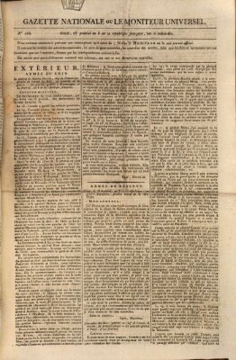 Gazette nationale, ou le moniteur universel (Le moniteur universel) Dienstag 17. Juni 1800